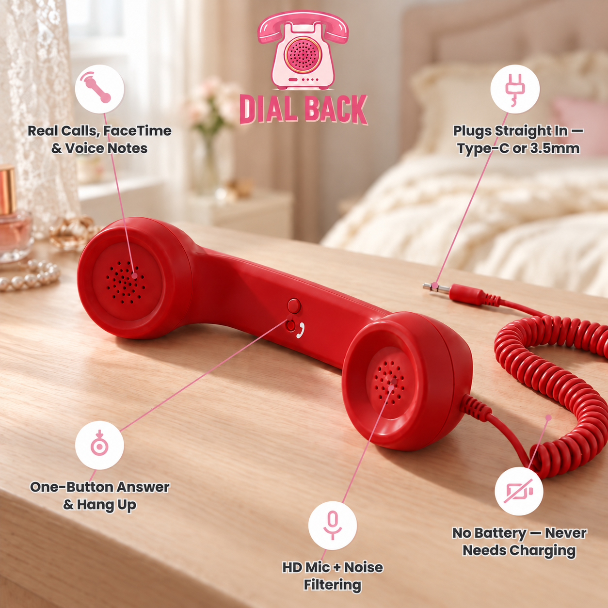 DialBack Retro Phone